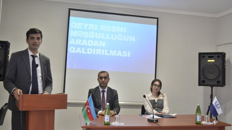 Kollecdə “Qeyri-rəsmi məşğulluğun aradan qaldırılması” mövzusunda tədbir keçirildi.
