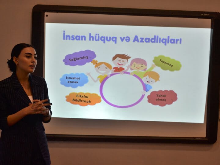 Kollecdə “İnsan dəyəri hüquq və azadlıq müstəvisində” adlı  tədbir keçirildi.