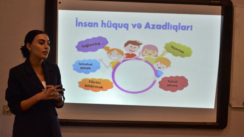 Kollecdə “İnsan dəyəri hüquq və azadlıq müstəvisində” adlı  tədbir keçirildi.