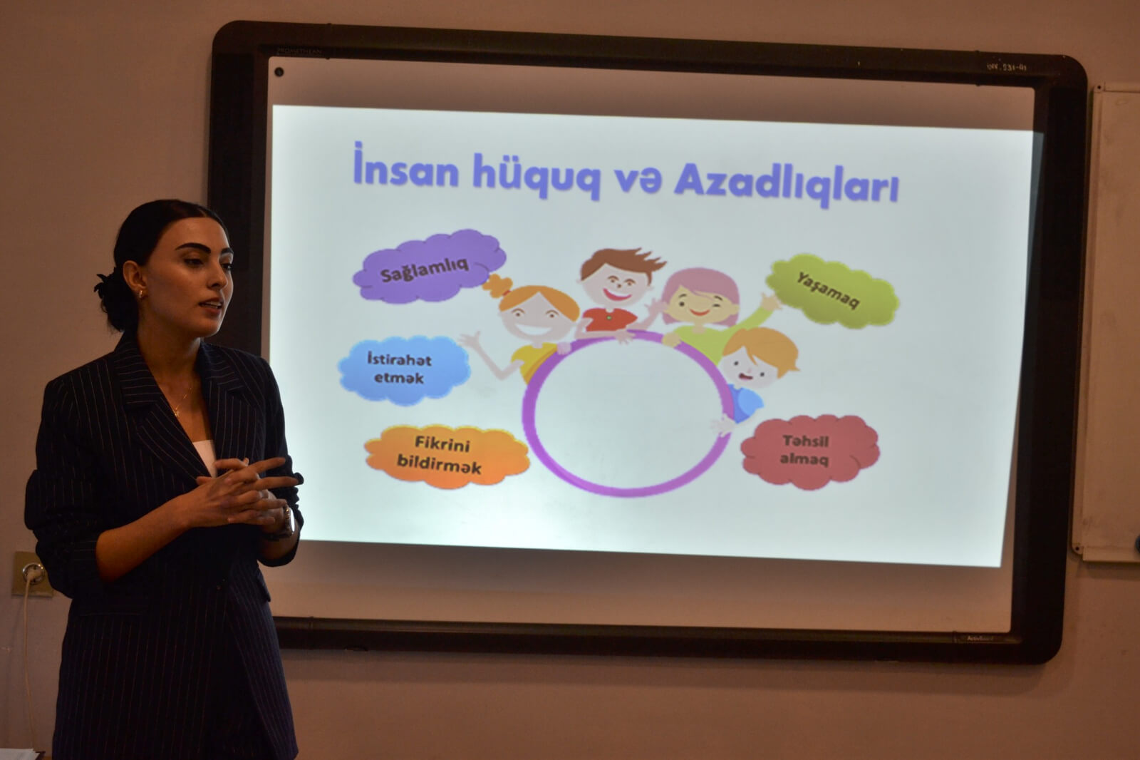 Kollecdə “İnsan dəyəri hüquq və azadlıq müstəvisində” adlı  tədbir keçirildi.