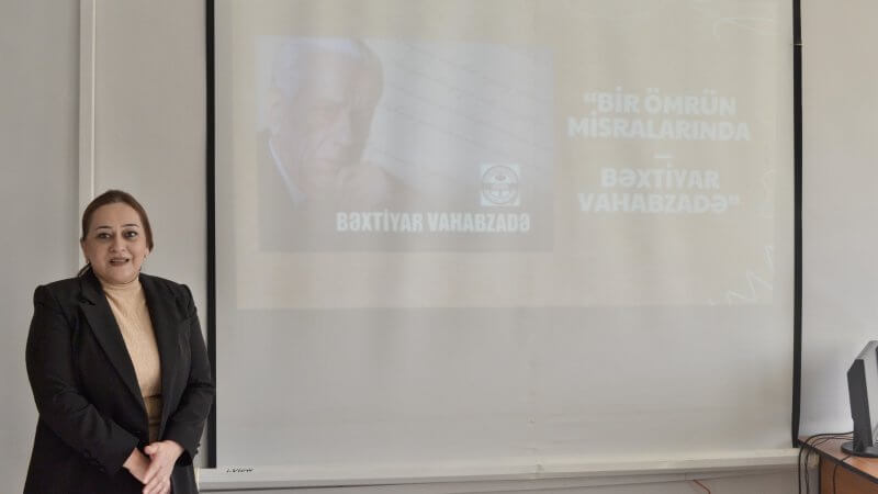 Kollecdə Bəxtiyar Vahabzadənin 100 illiyinə həsr olunmuş dəyirmi masa təşkil olundu.