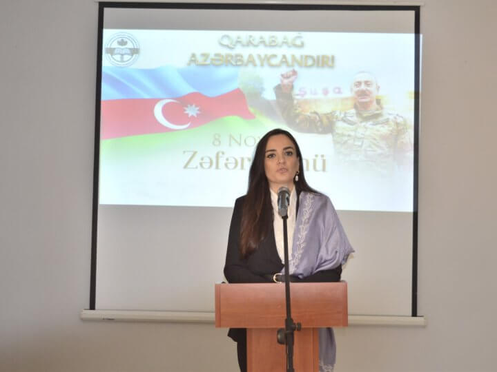 Kollecdə  “Zəfərimizin şanlı tarixi” mövzusunda konfrans  keçirildi.