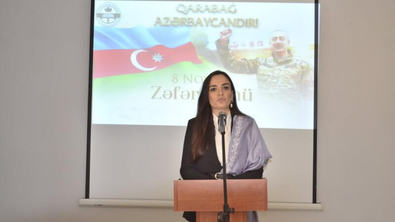 Kollecdə  “Zəfərimizin şanlı tarixi” mövzusunda konfrans  keçirildi.