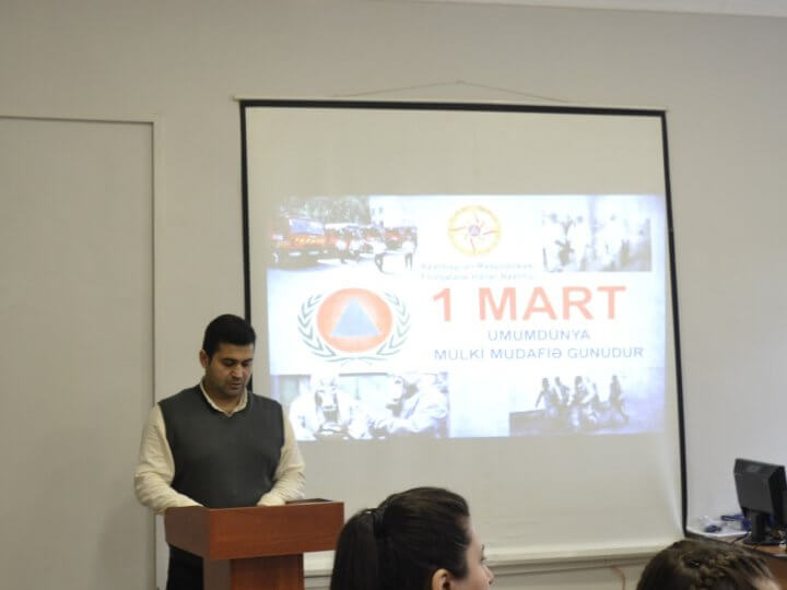 Kollecdə “1 Mart – Ümumdünya Mülki Müdafiə Günü” ilə əlaqədar tədbir keçirildi.