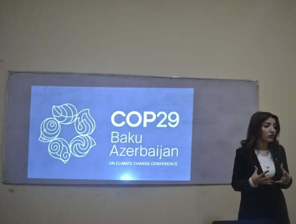 Kollecdə “COP29-un yekunları” mövzusunda seminar keçirildi.