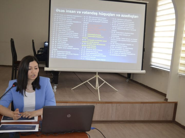 Kollecdə  “İnsan Hüquqları Aylığı” çərçivəsində tədbir keçirildi.