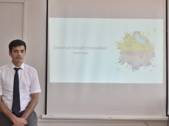 Kollecdə “Dayanıqlı İnkişaf Məqsədləri” mövzusunda tədbir keçirildi.