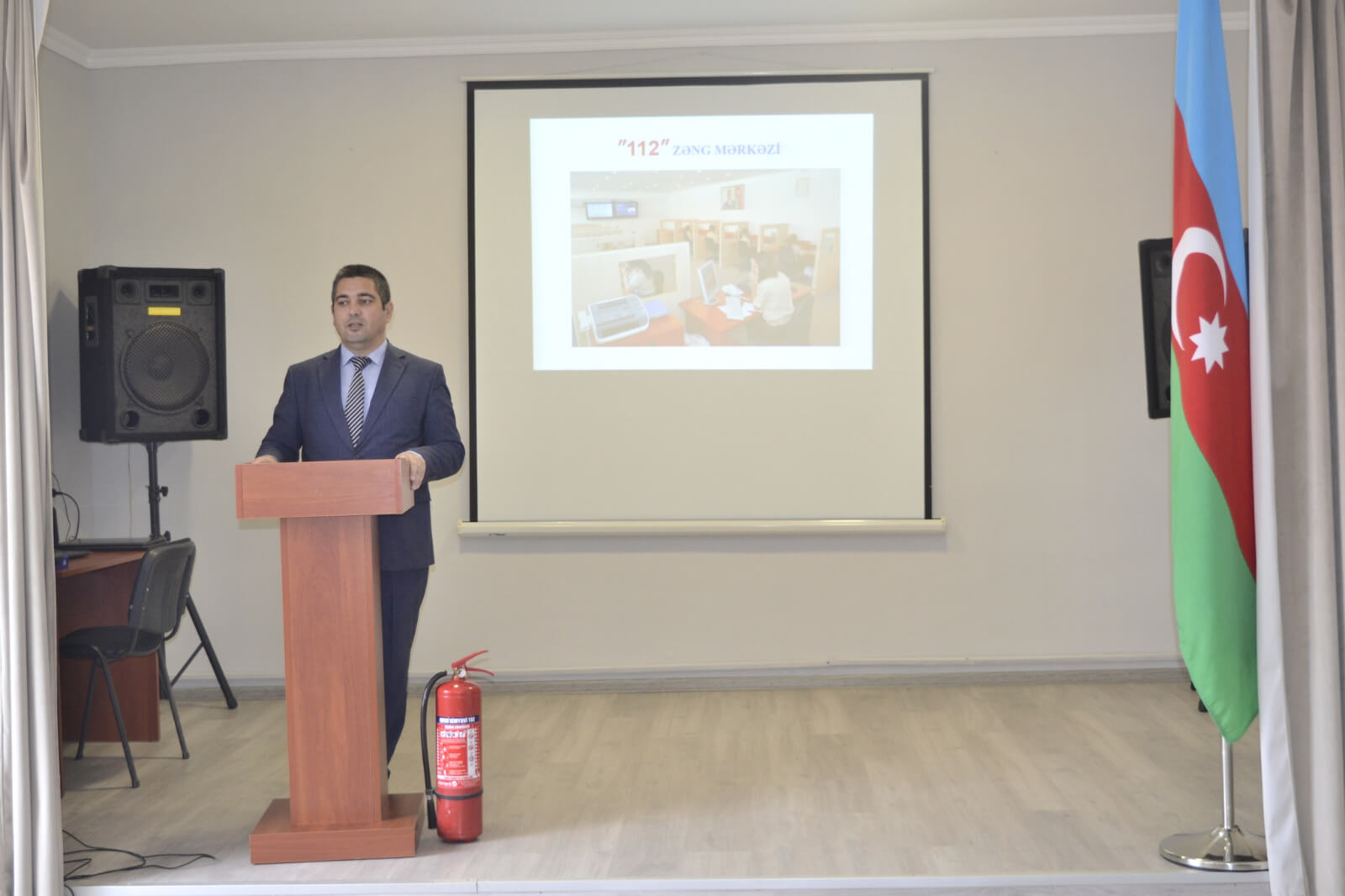 Kollecdə  “Fövqəladə hallar zamanı  davranış qaydaları” mövzusunda tədbir keçirildi.