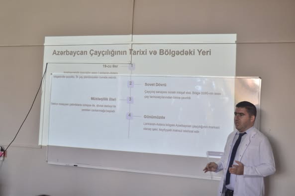 Kollecdə Dövlət proqramlarına uyğun olaraq “Çayçılıq” mövzusunda tədbir keçirildi.