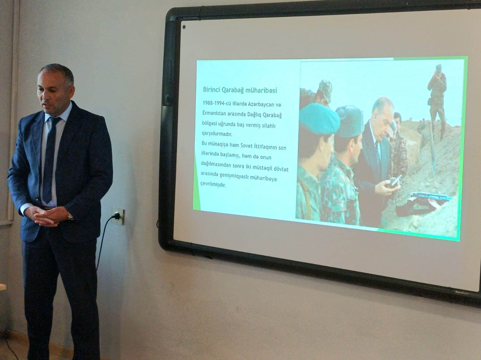 Kollecdə Dövlət proqramlarına uyğun olaraq  “Hərbi münaqişələr və abidələrin   qorunması” mövzusunda tədbir keçirildi.