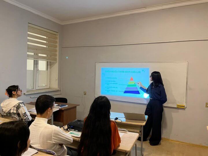 Kollecdə Dövlət proqramlarına uyğun olaraq  “Sağlam və rasional qidalanma istiqamətində təşviqat işlərinin aparılması” mövzusunda tədbir keçirildi.