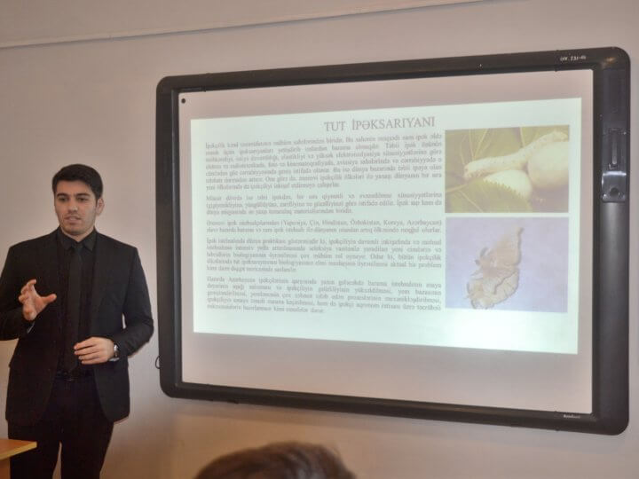 Kollecdə Dövlət proqramlarına uyğun olaraq  “Baramaçılıq və ipəkçilik” mövzusunda tədbir keçirildi.