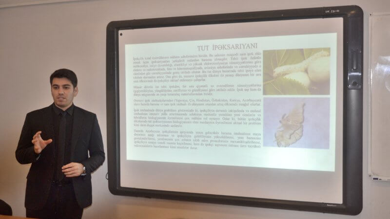 Kollecdə Dövlət proqramlarına uyğun olaraq  “Baramaçılıq və ipəkçilik” mövzusunda tədbir keçirildi.
