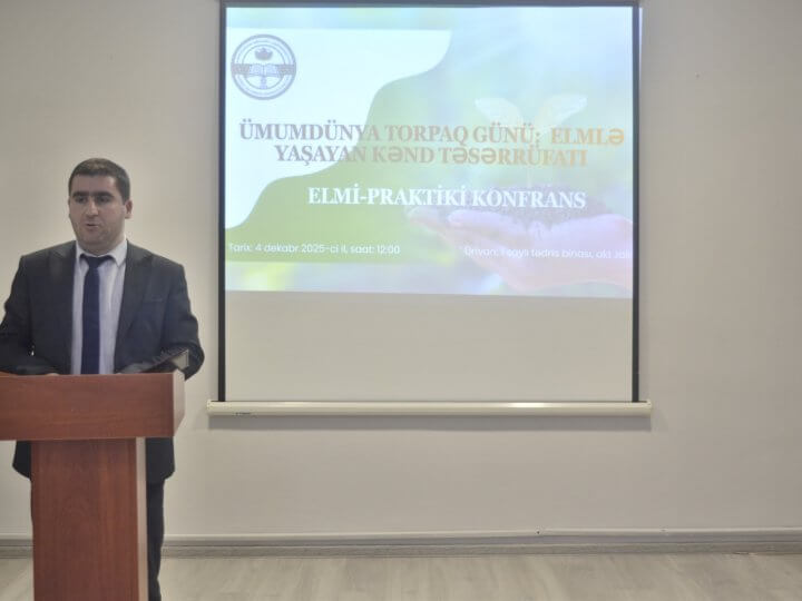 Kollecdə “Elmlə yaşayan kənd təsərrüfatı” mövzusunda konfrans keçirildi.