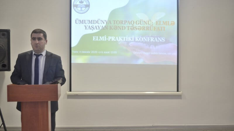 Kollecdə “Elmlə yaşayan kənd təsərrüfatı” mövzusunda konfrans keçirildi.