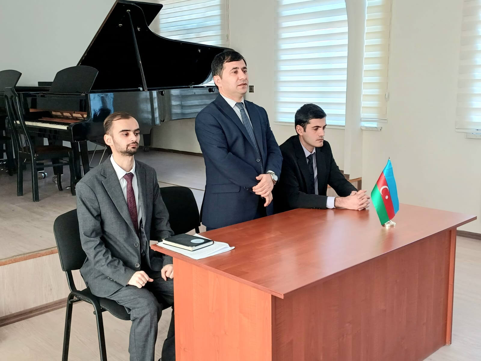 Kollecdə təcrübənin başlanğıc konfransı keçirildi.