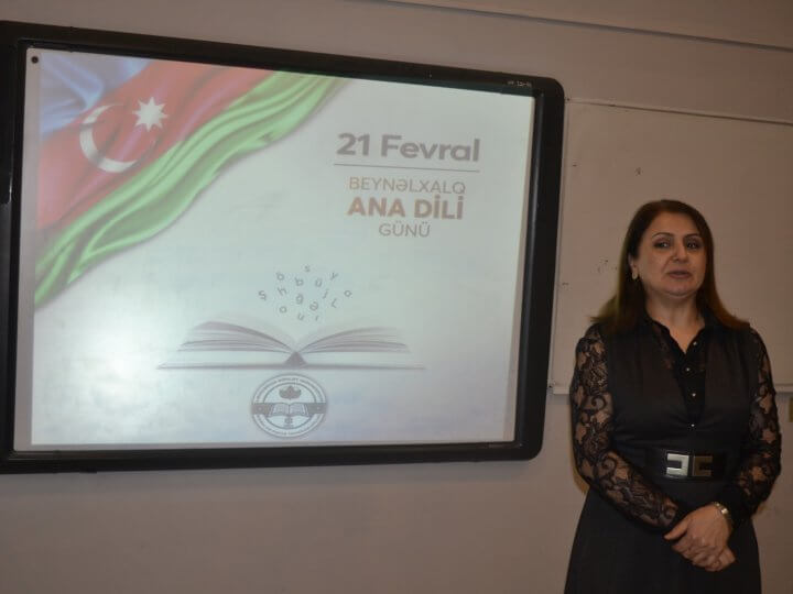 Kollecdə “Ana dilimiz milli kimliyimizin əsası”dır mövzusunda xüsusu dərs keçirildi.