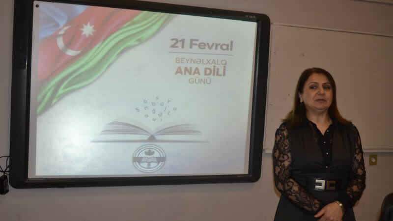 Kollecdə “Ana dilimiz milli kimliyimizin əsası”dır mövzusunda xüsusu dərs keçirildi.